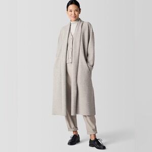 Eileen Fisher Gray Long Coat